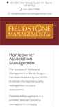 Mobile Screenshot of fieldstonemanagement.com